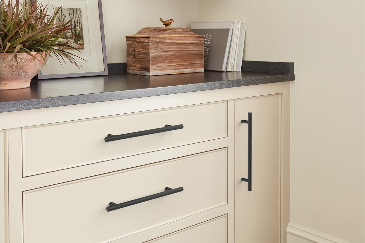 imageAmerock Cabinet Pull Black Bronze 7916 inch 192 mm Center to Center Bar Pulls 1 Pack Drawer Pull Drawer Handle Cabinet HardwareBlack Bronze