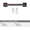 Amerock | Cabinet Pull | Black Bronze | 3-3/4 inch (96 mm) Center to Center | Mulholland | 1 Pack | Drawer Pull | Drawer Handle | Cabinet Hardware(Oil Rubbed Bronze)