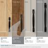 Amerock | Cabinet Pull | Black Bronze | 5-1/16 inch (128 mm) Center to Center | Highland Ridge | 1 Pack | Drawer Pull | Drawer Handle | Cabinet Hardware(Black Bronze)