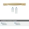Amerock | Cabinet Pull | Black Bronze | 5-1/16 inch (128 mm) Center to Center | Highland Ridge | 1 Pack | Drawer Pull | Drawer Handle | Cabinet Hardware(Champagne Bronze)