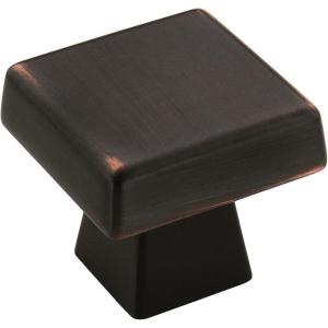 Amerock | Cabinet Knob | Black Bronze | 1-5/8 inch (41 mm) Diameter | Blackrock | 1 Pack | Drawer Knob | Cabinet Hardware(Oil Rubbed Bronze)