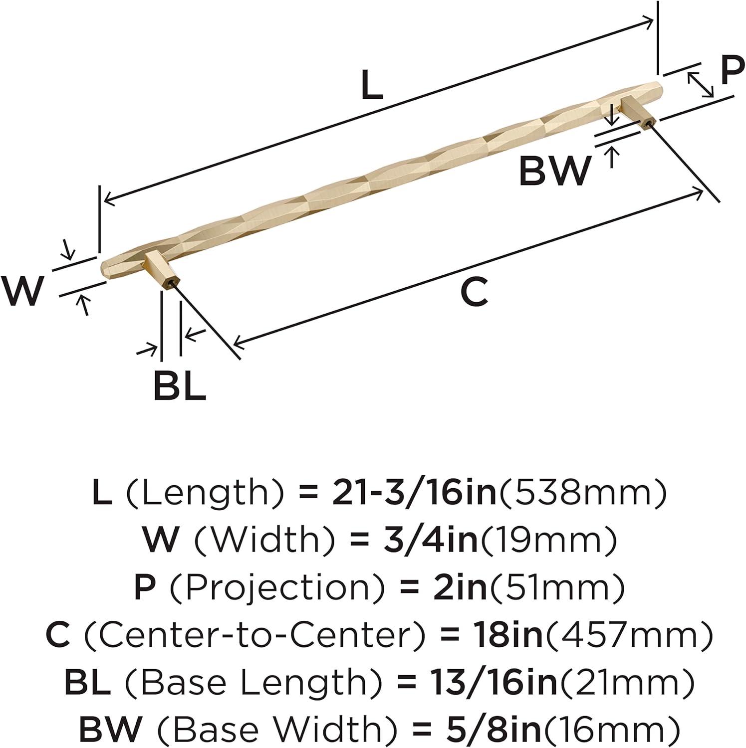 imageAmerock Cabinet Pull Champagne Bronze 5116 inch 128 mm Center to Center St Vincent 1 Pack Drawer Pull Drawer Handle Cabinet HardwareGolden Champagne