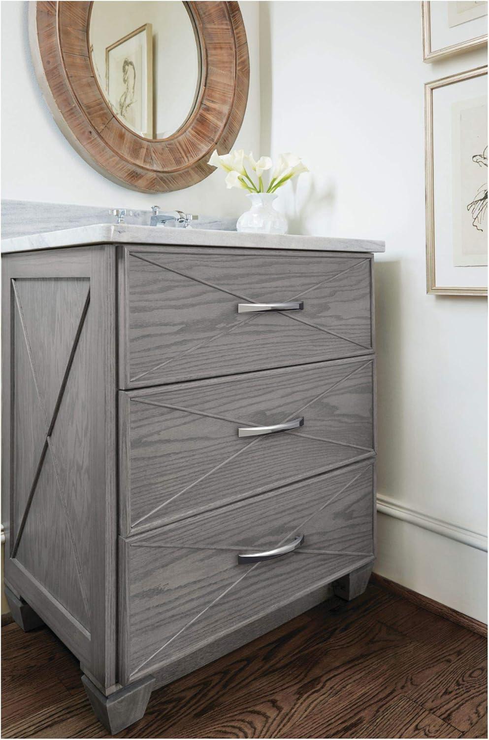 imageAmerock Cabinet Pull Champagne Bronze 5116 inch 128 mm CentertoCenter Extensity 1 Pack Drawer Pull Cabinet Handle Cabinet HardwarePolished Chrome