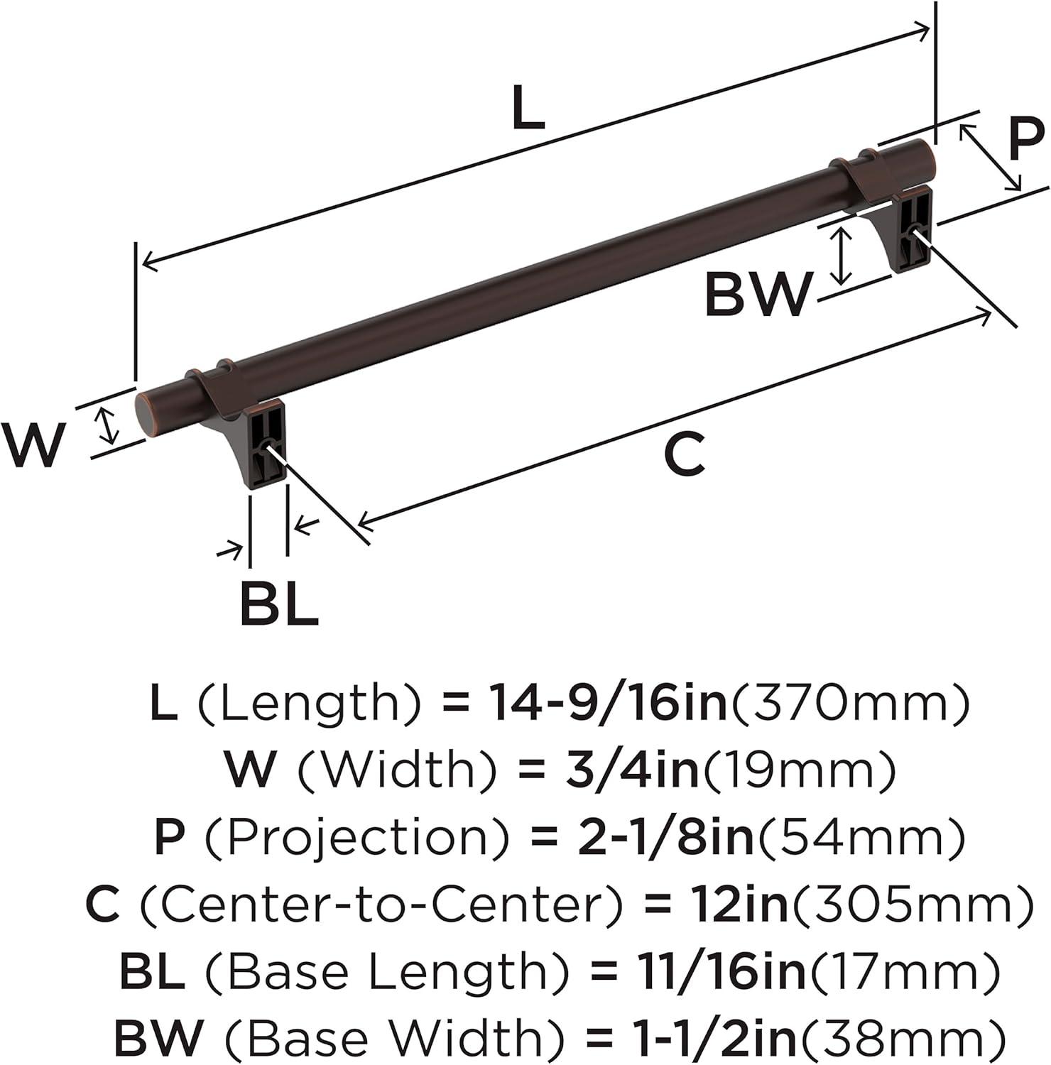 imageAmerock Cabinet Pull Golden Champagne 6516 inch 160 mm Center to Center Davenport 1 Pack Drawer Pull Drawer Handle Cabinet HardwareOil Rubbed Bronze