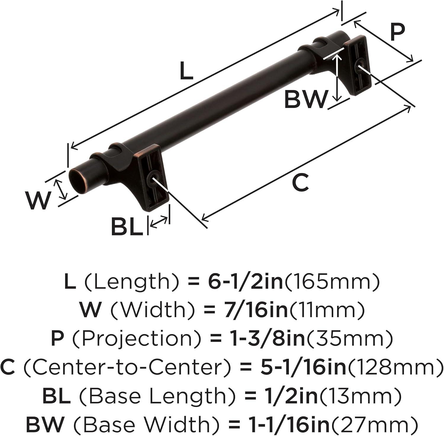 imageAmerock Cabinet Pull Golden Champagne 6516 inch 160 mm Center to Center Davenport 1 Pack Drawer Pull Drawer Handle Cabinet HardwareOil Rubbed Bronze