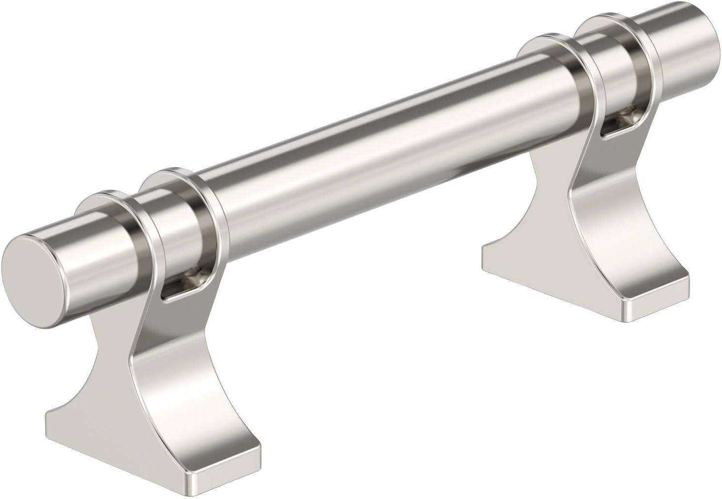 imageAmerock Cabinet Pull Golden Champagne 6516 inch 160 mm Center to Center Davenport 1 Pack Drawer Pull Drawer Handle Cabinet HardwarePolished Nickel