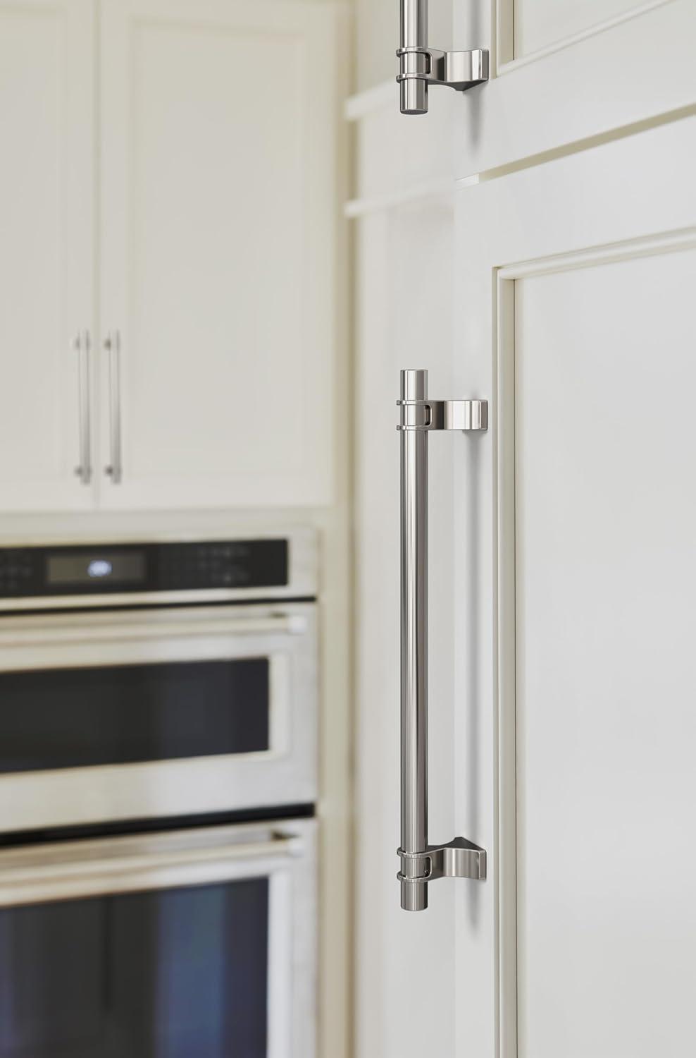 imageAmerock Cabinet Pull Golden Champagne 6516 inch 160 mm Center to Center Davenport 1 Pack Drawer Pull Drawer Handle Cabinet HardwarePolished Nickel