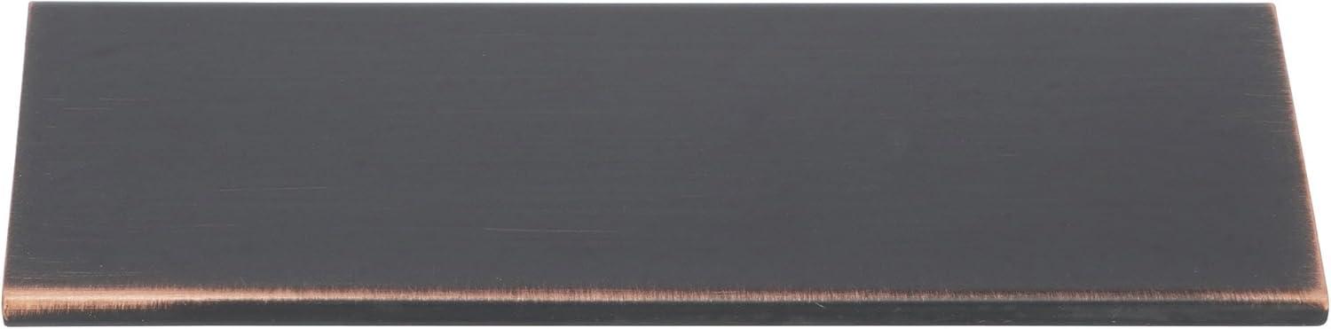 imageAmerock Cabinet Pull Matte Black 5116 inch 128 mm Center to Center Edge Pull 1 Pack Drawer Pull Drawer Handle Cabinet HardwareOil Rubbed Bronze