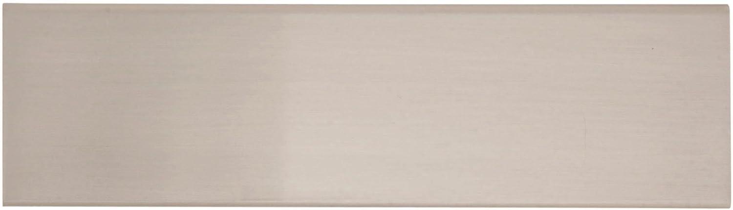 imageAmerock Cabinet Pull Matte Black 5116 inch 128 mm Center to Center Edge Pull 1 Pack Drawer Pull Drawer Handle Cabinet HardwareSatin Nickel