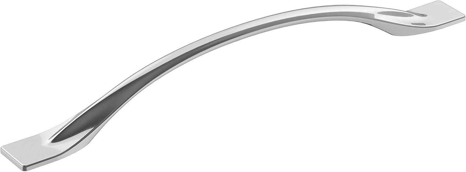 imageAmerock Cabinet Pull Matte Black 5116 inch 128 mm CentertoCenter Uprise 1 Pack Drawer Pull Cabinet Handle Cabinet HardwarePolished Chrome