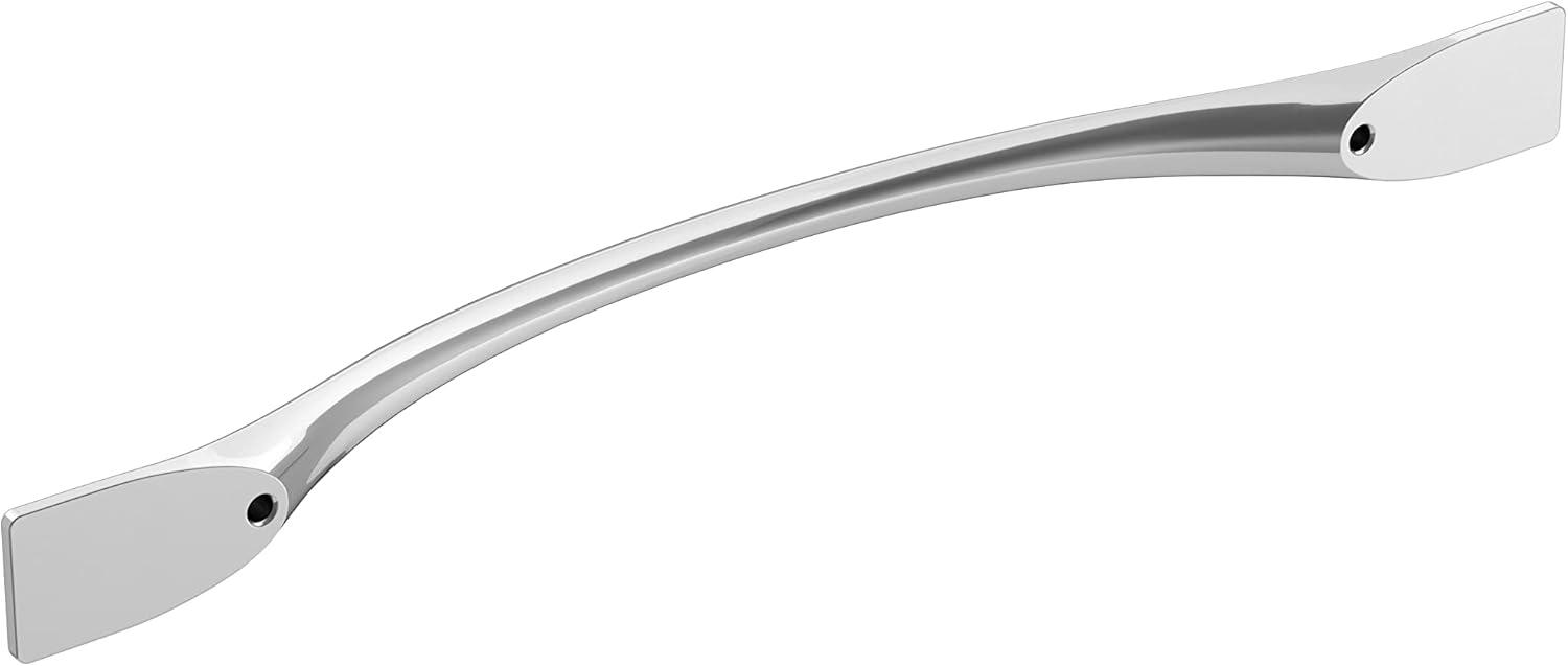 imageAmerock Cabinet Pull Matte Black 5116 inch 128 mm CentertoCenter Uprise 1 Pack Drawer Pull Cabinet Handle Cabinet HardwarePolished Chrome