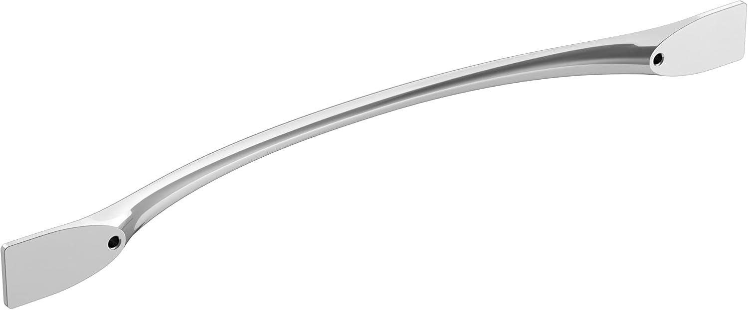 imageAmerock Cabinet Pull Matte Black 5116 inch 128 mm CentertoCenter Uprise 1 Pack Drawer Pull Cabinet Handle Cabinet HardwarePolished Chrome