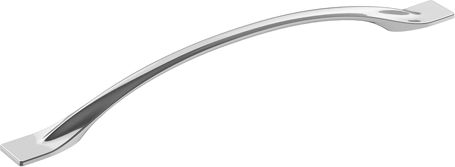 imageAmerock Cabinet Pull Matte Black 5116 inch 128 mm CentertoCenter Uprise 1 Pack Drawer Pull Cabinet Handle Cabinet HardwarePolished Chrome