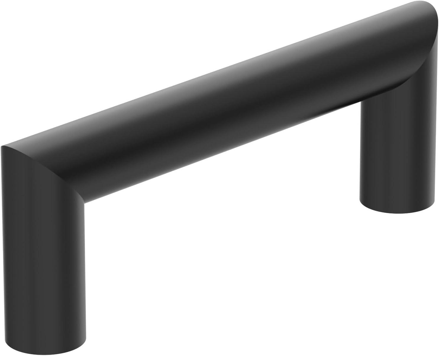 imageAmerock Cabinet Pull Matte Black 6516 inch 160 mm CentertoCenter Revolve 1 Pack Drawer Pull Cabinet Handle Cabinet HardwareMatte Black