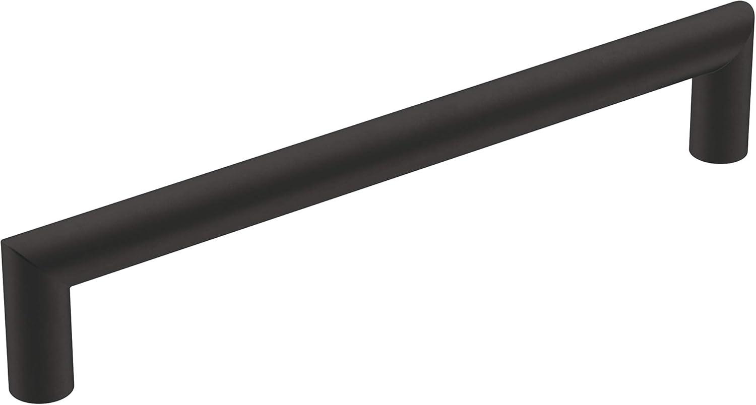 imageAmerock Cabinet Pull Matte Black 6516 inch 160 mm CentertoCenter Revolve 1 Pack Drawer Pull Cabinet Handle Cabinet HardwareMatte Black