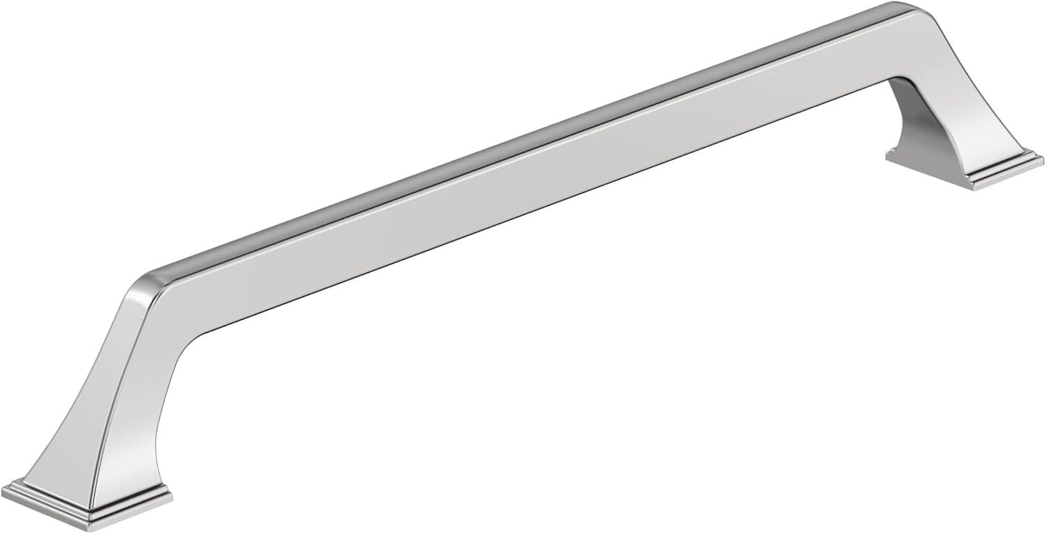 imageAmerock Cabinet Pull Matte Black 81316 inch 224 mm CentertoCenter Exceed 1 Pack Drawer Pull Cabinet Handle Cabinet HardwarePolished Chrome