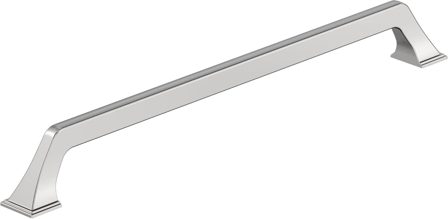 imageAmerock Cabinet Pull Matte Black 81316 inch 224 mm CentertoCenter Exceed 1 Pack Drawer Pull Cabinet Handle Cabinet HardwarePolished Chrome