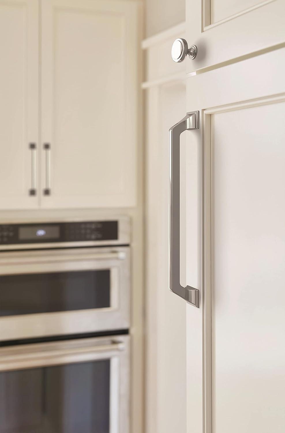 imageAmerock Cabinet Pull Matte Black 81316 inch 224 mm CentertoCenter Exceed 1 Pack Drawer Pull Cabinet Handle Cabinet HardwarePolished Chrome