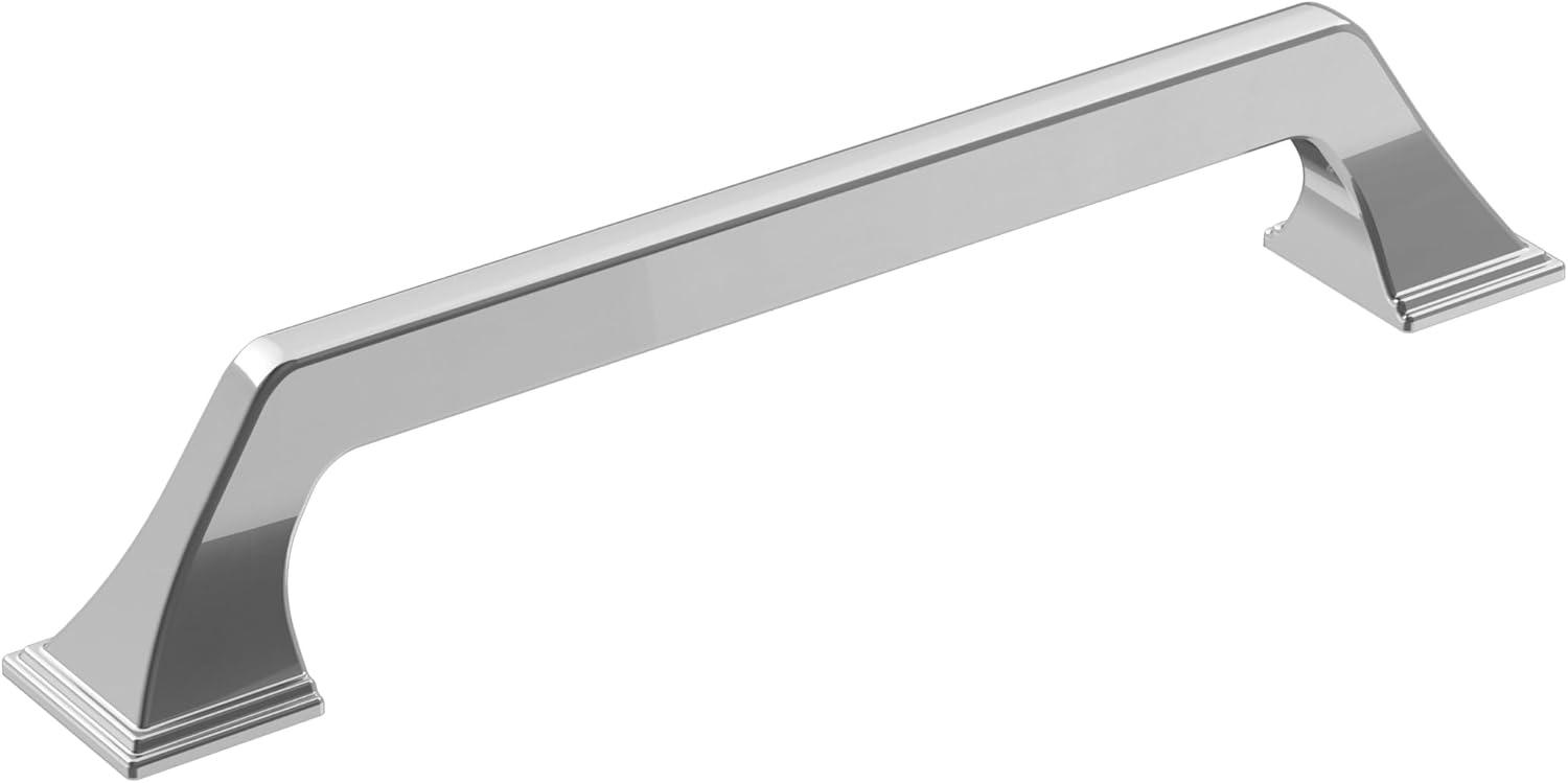 imageAmerock Cabinet Pull Matte Black 81316 inch 224 mm CentertoCenter Exceed 1 Pack Drawer Pull Cabinet Handle Cabinet HardwarePolished Chrome