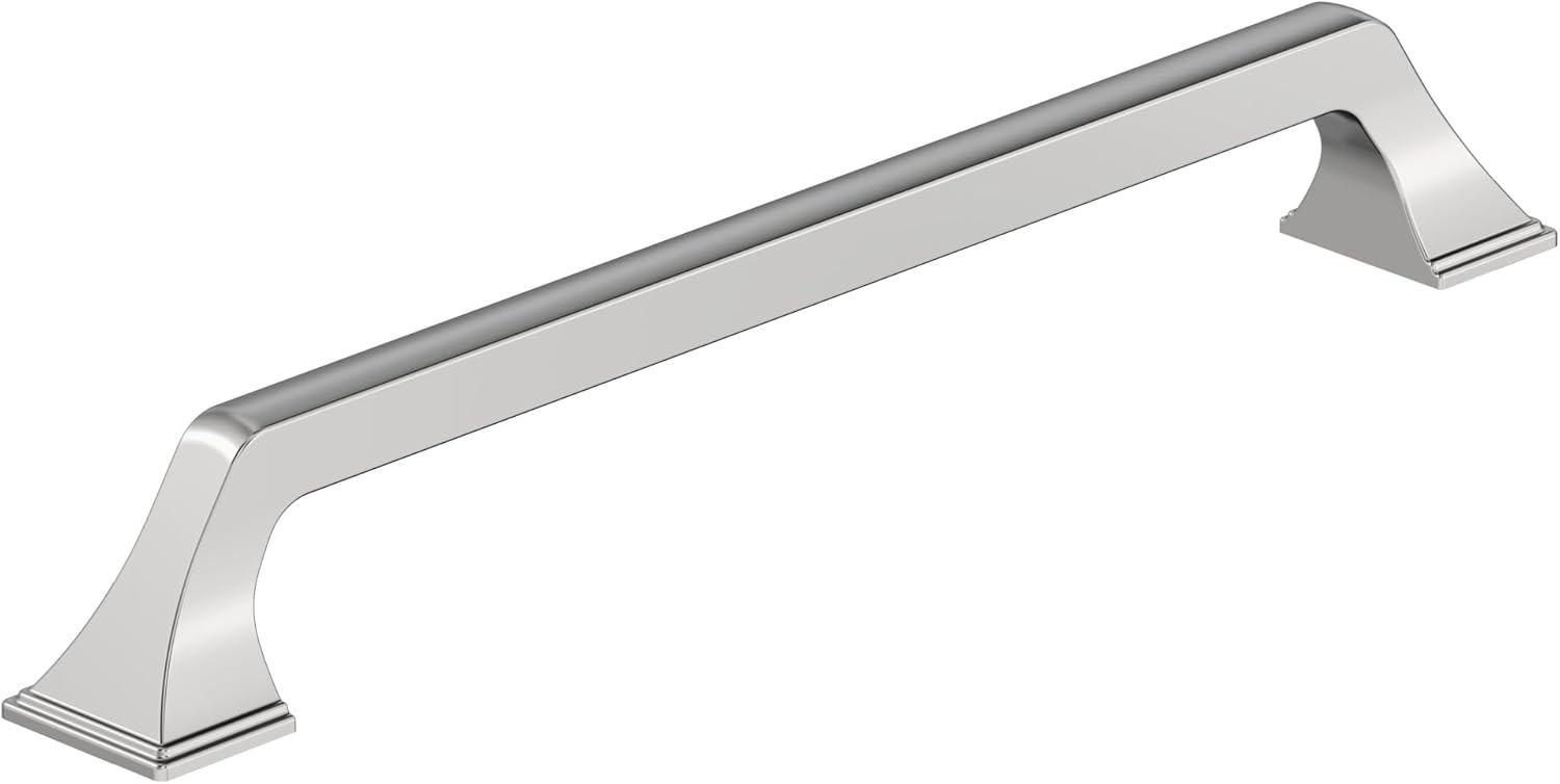 imageAmerock Cabinet Pull Matte Black 81316 inch 224 mm CentertoCenter Exceed 1 Pack Drawer Pull Cabinet Handle Cabinet HardwarePolished Chrome