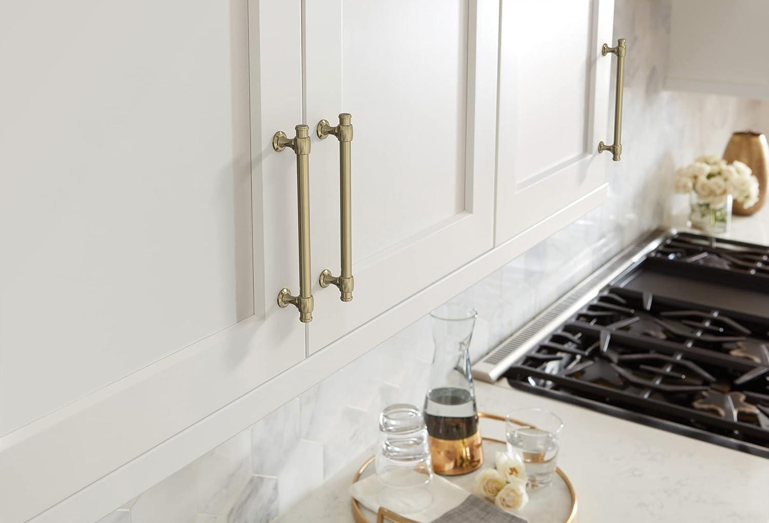imageAmerock Cabinet Pull Oil Rubbed Bronze 7916 inch 192 mm CentertoCenter Winsome 1 Pack Drawer Pull Cabinet Handle Cabinet HardwareGolden Champagne