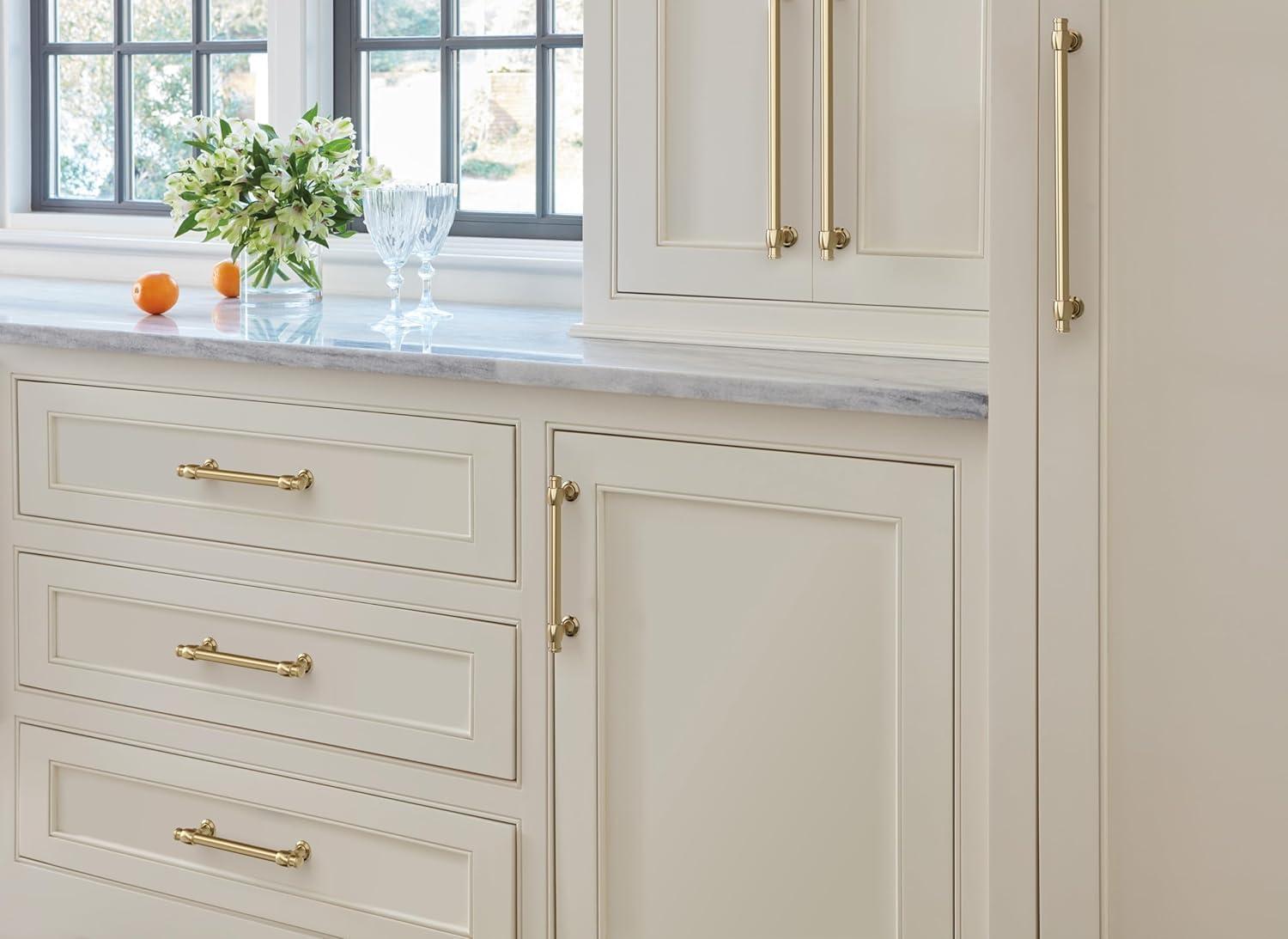 imageAmerock Cabinet Pull Oil Rubbed Bronze 7916 inch 192 mm CentertoCenter Winsome 1 Pack Drawer Pull Cabinet Handle Cabinet HardwareGolden Champagne