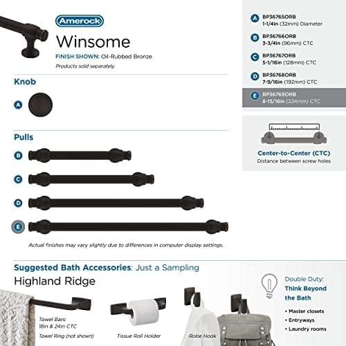 imageAmerock Cabinet Pull Oil Rubbed Bronze 7916 inch 192 mm CentertoCenter Winsome 1 Pack Drawer Pull Cabinet Handle Cabinet HardwareOil Rubbed Bronze
