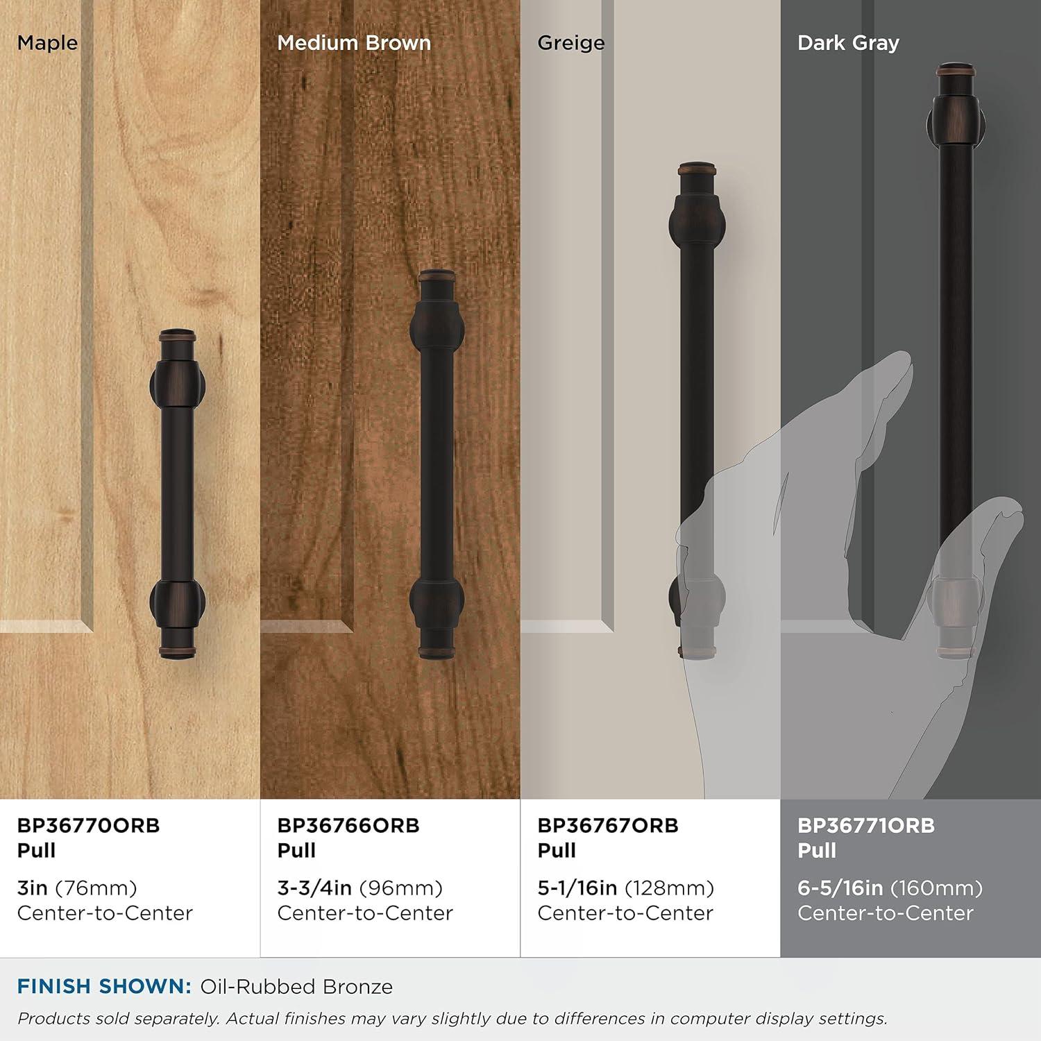 imageAmerock Cabinet Pull Oil Rubbed Bronze 7916 inch 192 mm CentertoCenter Winsome 1 Pack Drawer Pull Cabinet Handle Cabinet HardwareOil Rubbed Bronze