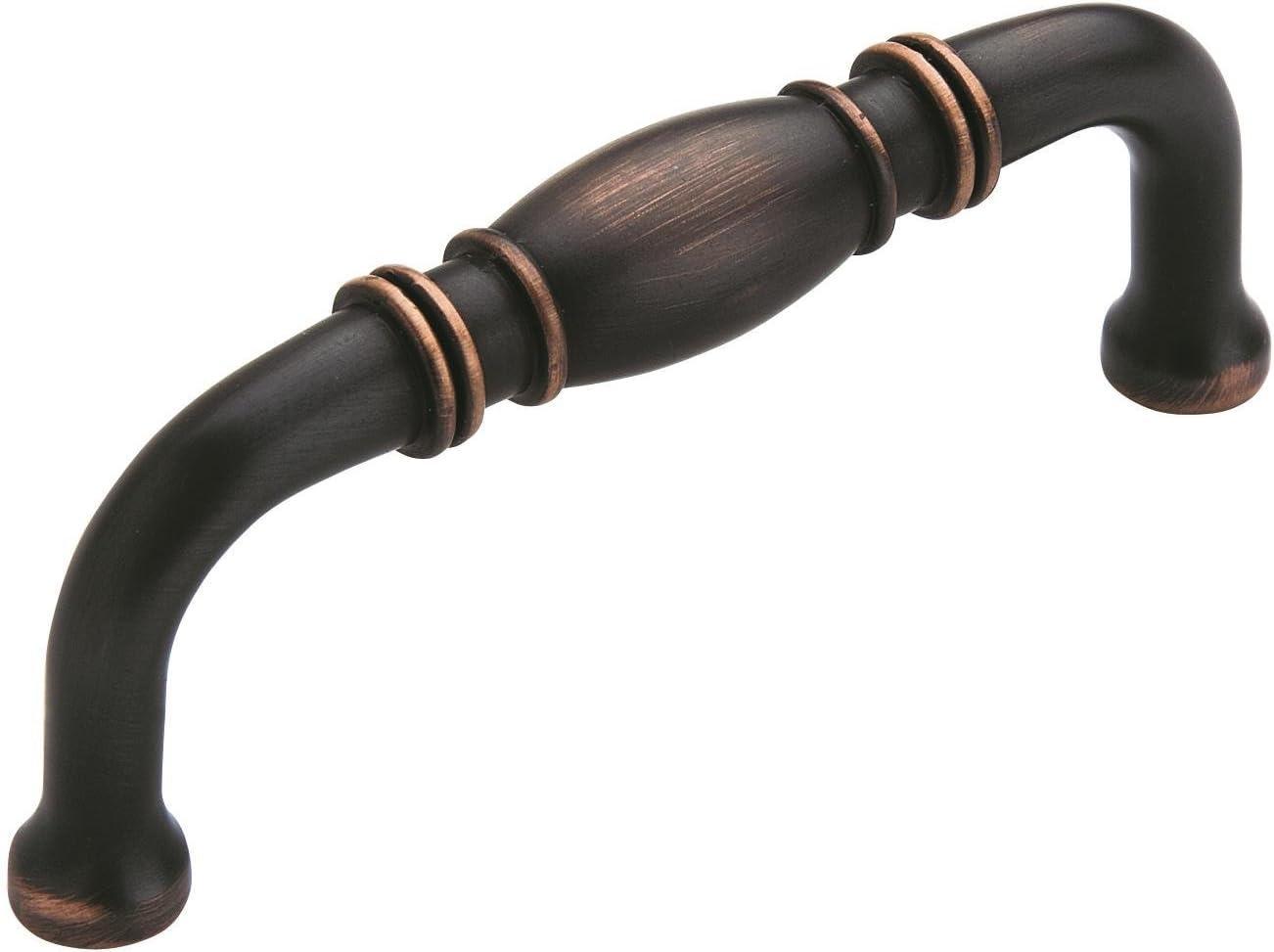 imageAmerock Cabinet Pull Polished Chrome 3 inch 76 mm Center to Center Granby 1 Pack Drawer Pull Drawer Handle Cabinet HardwareOil Rubbed Bronze