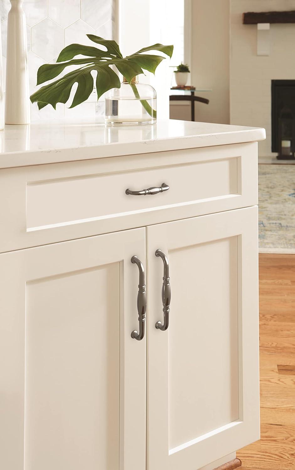 imageAmerock Cabinet Pull Polished Chrome 3 inch 76 mm Center to Center Granby 1 Pack Drawer Pull Drawer Handle Cabinet HardwarePolished Chrome
