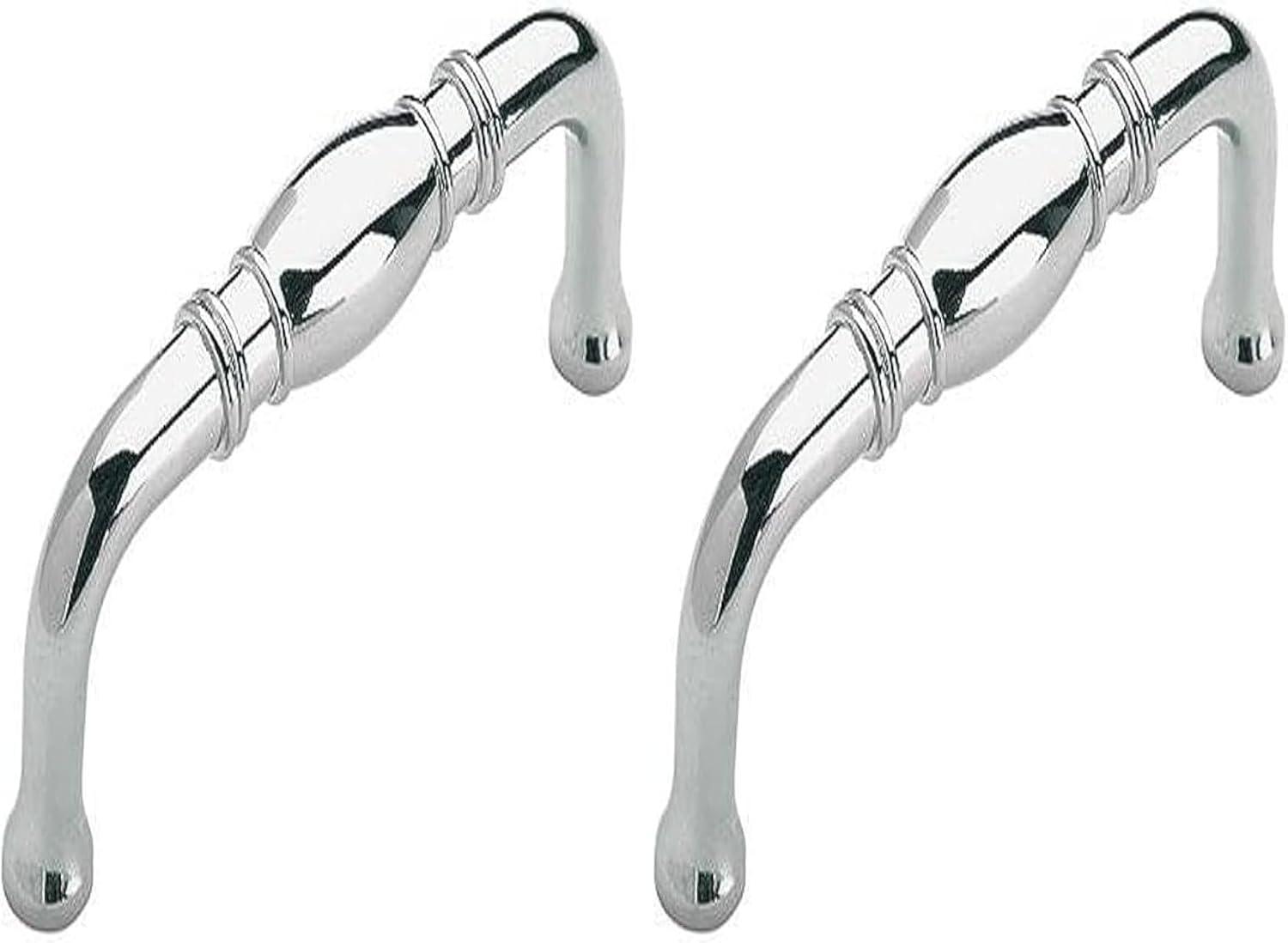 imageAmerock Cabinet Pull Polished Chrome 3 inch 76 mm Center to Center Granby 1 Pack Drawer Pull Drawer Handle Cabinet HardwarePolished Chrome