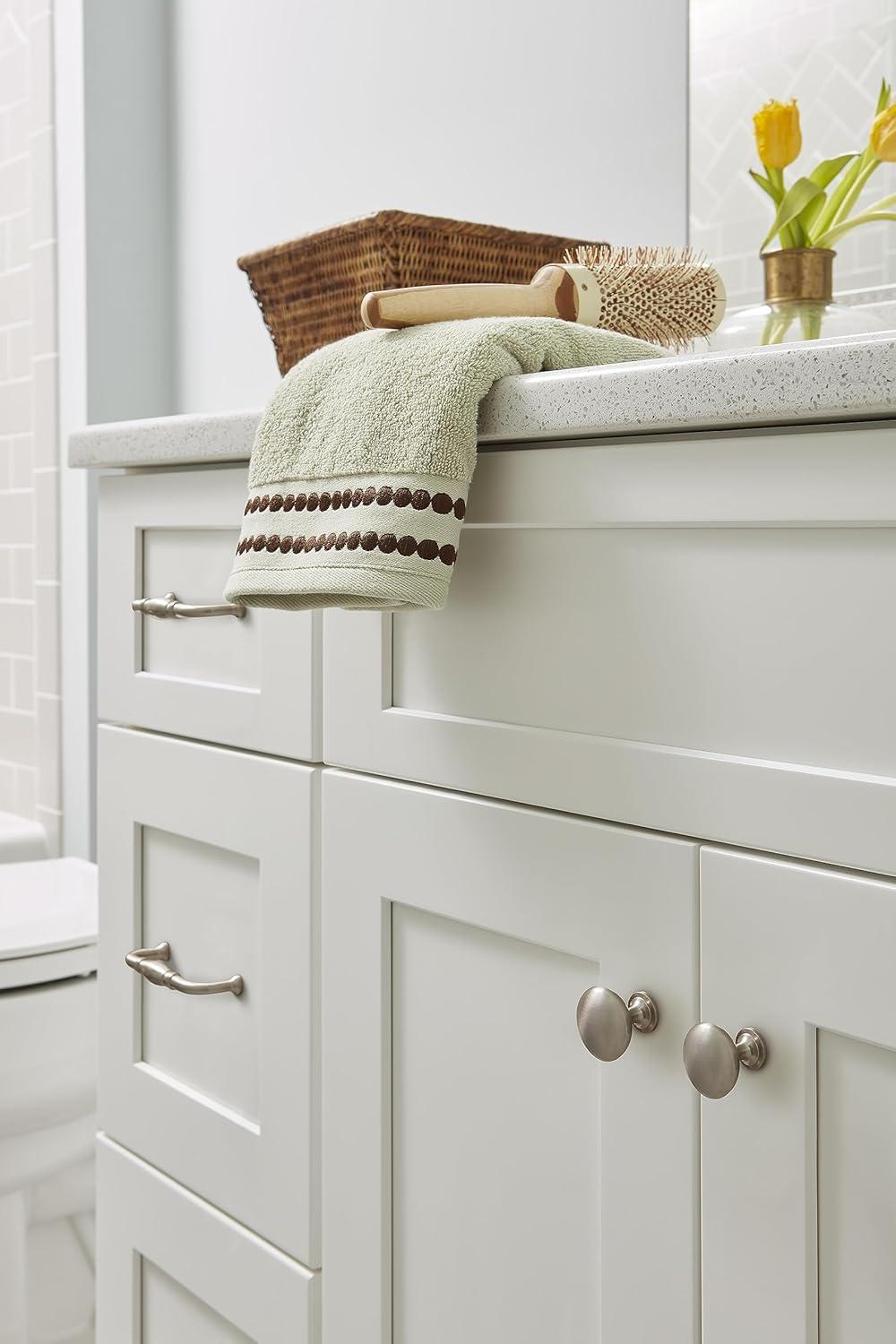 imageAmerock Cabinet Pull Polished Chrome 3 inch 76 mm Center to Center Granby 1 Pack Drawer Pull Drawer Handle Cabinet HardwareSatin Nickel