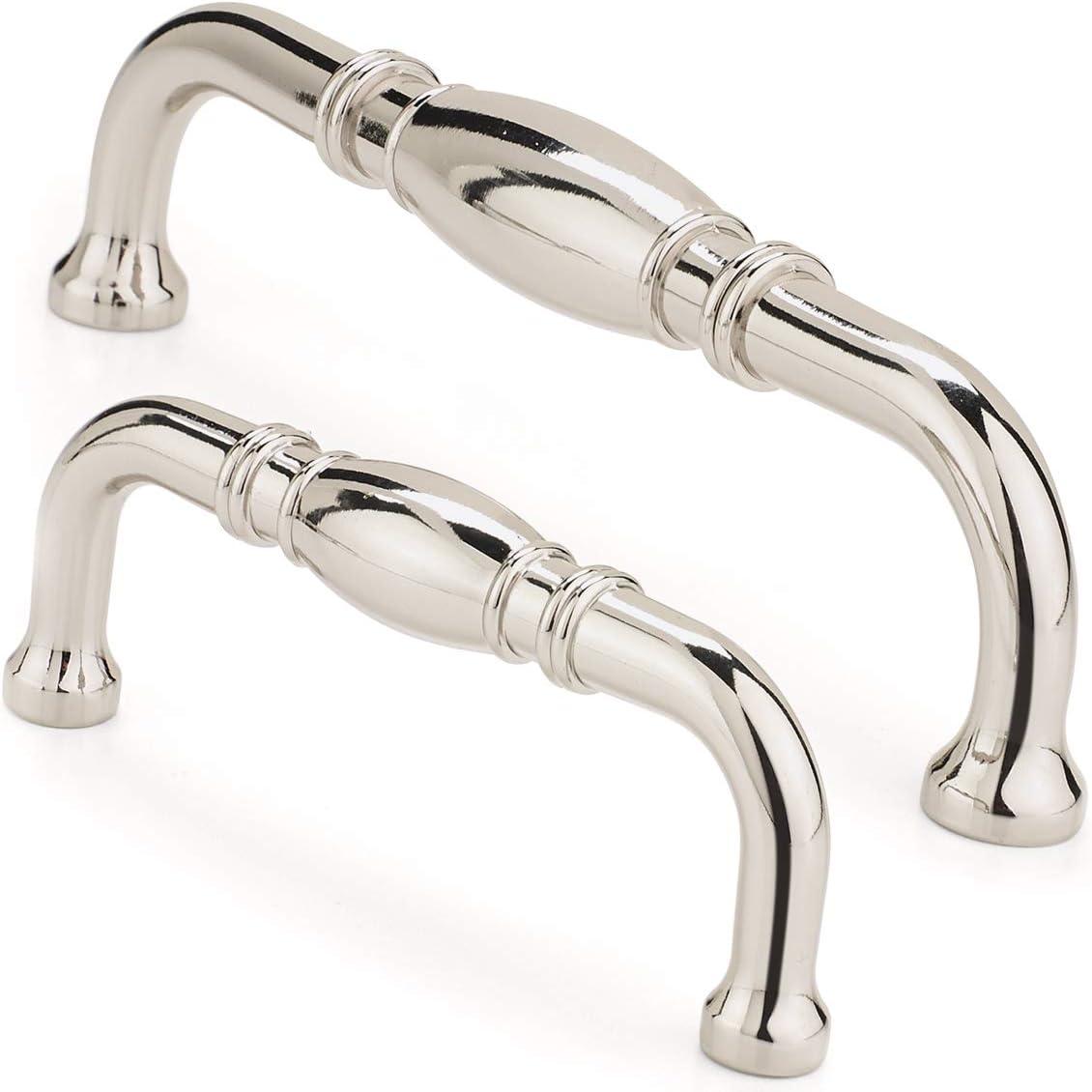 imageAmerock Cabinet Pull Polished Chrome 3 inch 76 mm Center to Center Granby 1 Pack Drawer Pull Drawer Handle Cabinet HardwareSatin Nickel
