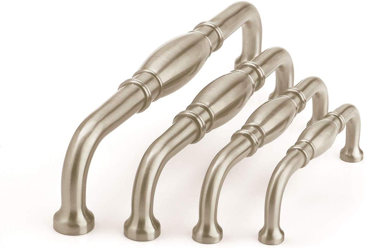 imageAmerock Cabinet Pull Polished Chrome 3 inch 76 mm Center to Center Granby 1 Pack Drawer Pull Drawer Handle Cabinet HardwareSatin Nickel