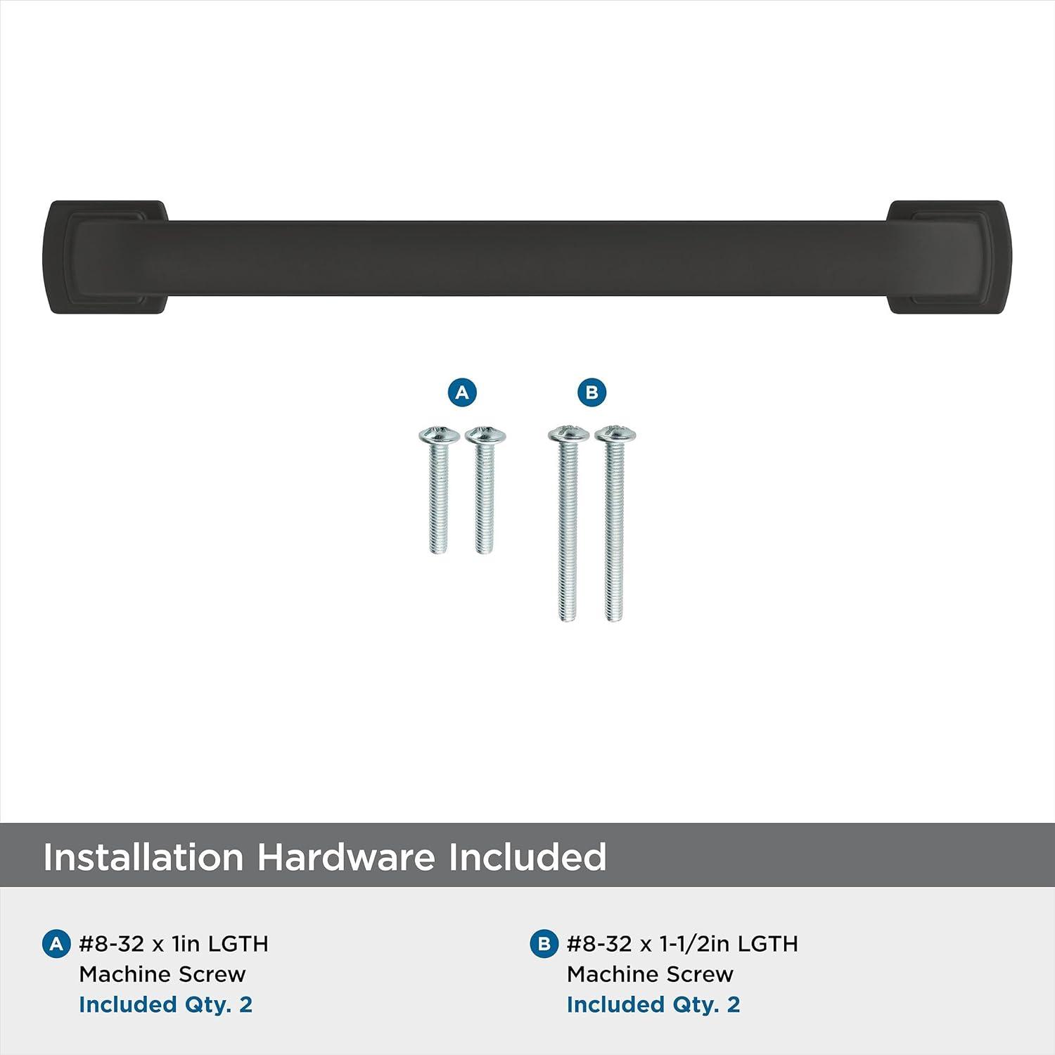 imageAmerock Cabinet Pull Polished Chrome 5116 inch 128 mm CentertoCenter Surpass 1 Pack Drawer Pull Cabinet Handle Cabinet HardwareMatte Black