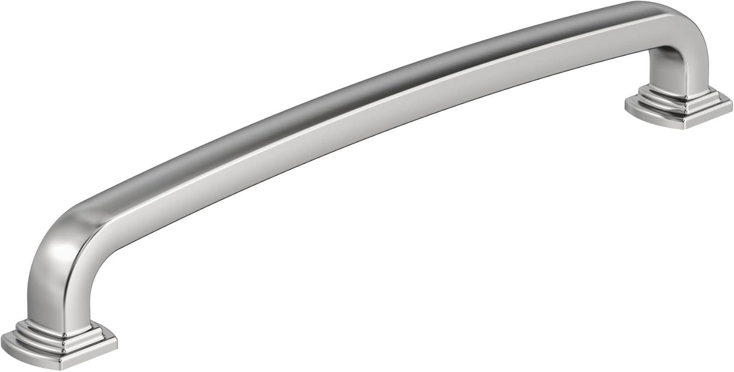 imageAmerock Cabinet Pull Polished Chrome 5116 inch 128 mm CentertoCenter Surpass 1 Pack Drawer Pull Cabinet Handle Cabinet HardwarePolished Chrome
