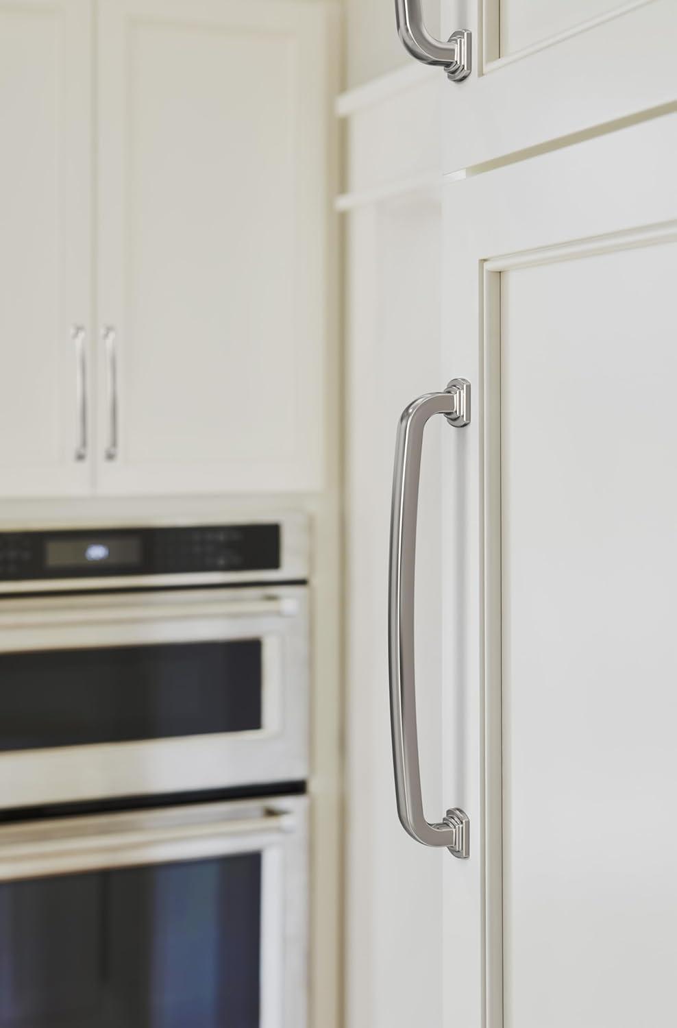 imageAmerock Cabinet Pull Polished Chrome 5116 inch 128 mm CentertoCenter Surpass 1 Pack Drawer Pull Cabinet Handle Cabinet HardwarePolished Nickel