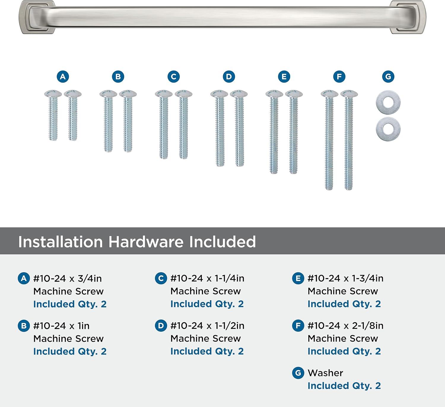imageAmerock Cabinet Pull Polished Chrome 5116 inch 128 mm CentertoCenter Surpass 1 Pack Drawer Pull Cabinet Handle Cabinet HardwareSatin Nickel