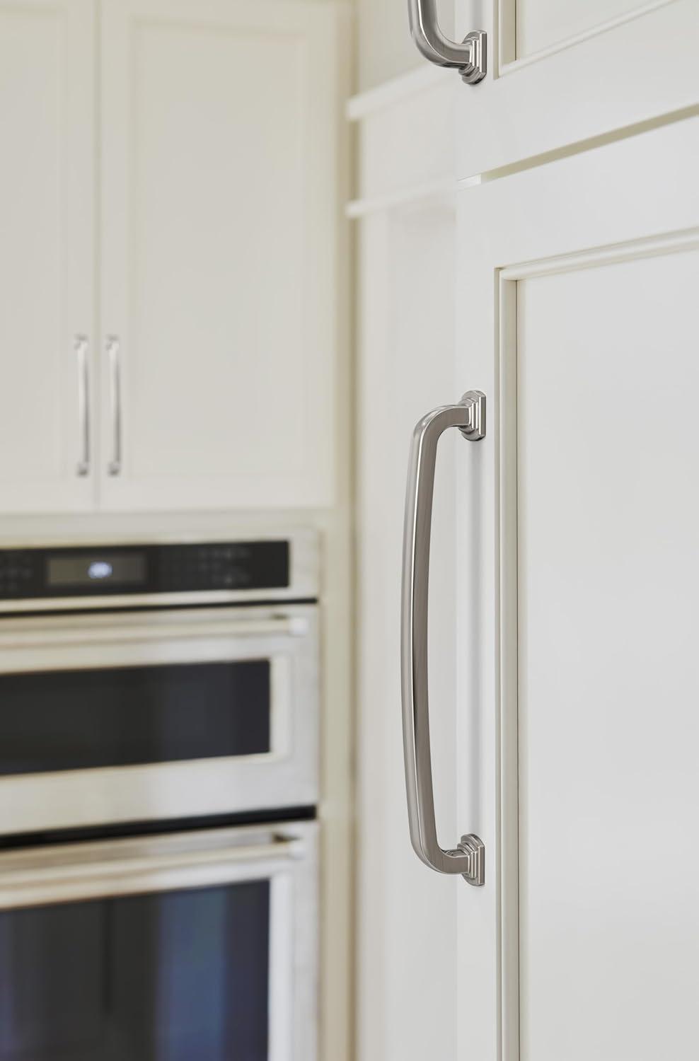imageAmerock Cabinet Pull Polished Chrome 5116 inch 128 mm CentertoCenter Surpass 1 Pack Drawer Pull Cabinet Handle Cabinet HardwareSatin Nickel