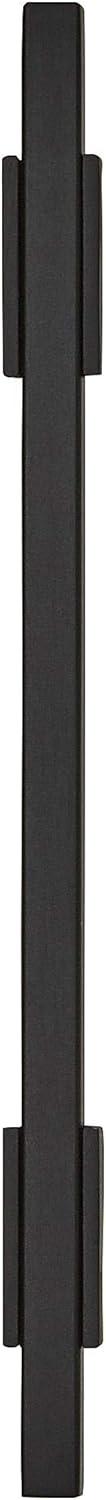 imageAmerock Cabinet Pull Polished ChromeBlack Chrome 10116 inch 256 mm Center to Center Urbanite 1 Pack Drawer Pull Drawer Handle Cabinet HardwareMatte BlackMatte Black