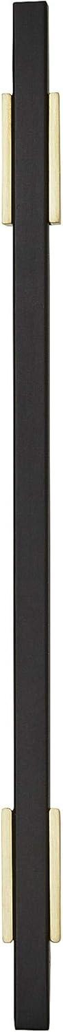 imageAmerock Cabinet Pull Polished ChromeBlack Chrome 10116 inch 256 mm Center to Center Urbanite 1 Pack Drawer Pull Drawer Handle Cabinet HardwareBrushed GoldMatte Black