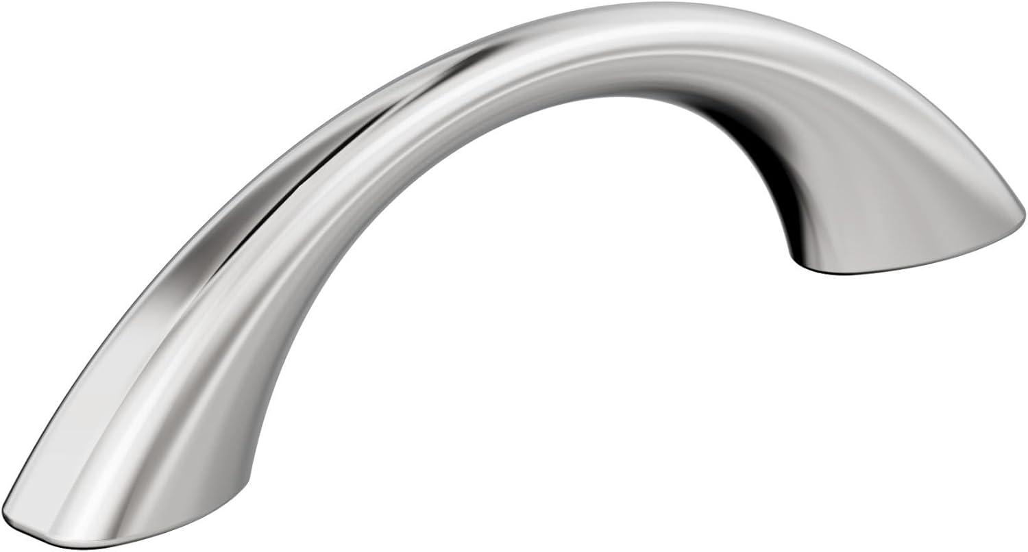 imageAmerock Cabinet Pull Satin Nickel 334 inch 96 mm Center to Center Vaile 10 Pack Drawer Pull Drawer Handle Cabinet HardwarePolished Chrome