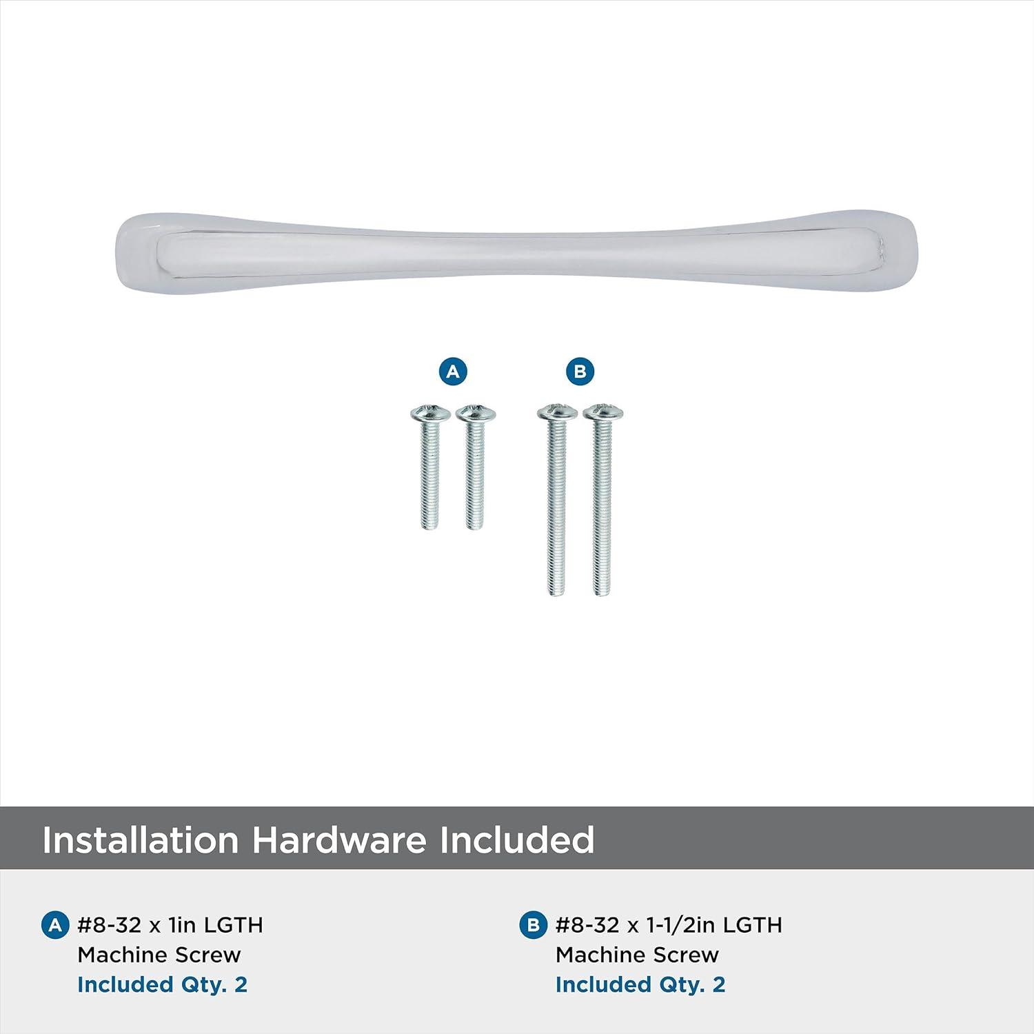imageAmerock Cabinet Pull Satin Nickel 334 inch 96 mm Center to Center Vaile 10 Pack Drawer Pull Drawer Handle Cabinet HardwarePolished Chrome