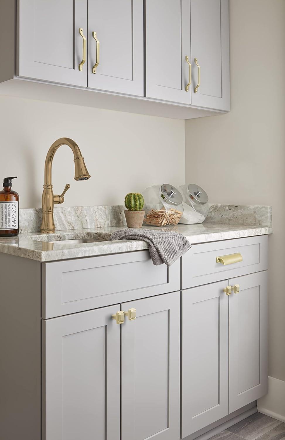 imageAmerock Kitchen Cabinet Pull Antique Iron 6516 in 160 mm CentertoCenter Jolene 1 Pack Furniture Hardware Cabinet Handle Bathroom Drawer PullMatte Gold