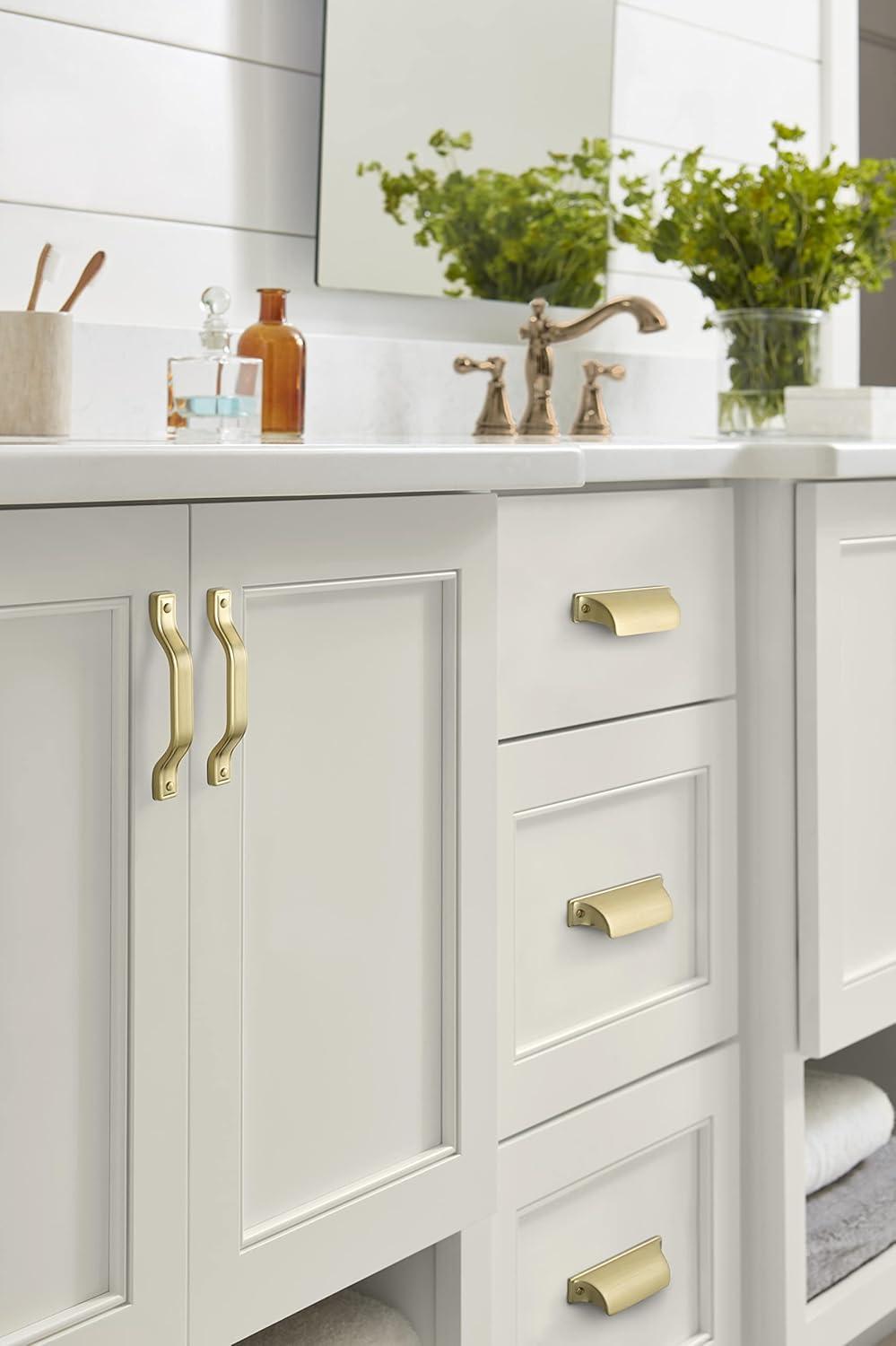 imageAmerock Kitchen Cabinet Pull Antique Iron 6516 in 160 mm CentertoCenter Jolene 1 Pack Furniture Hardware Cabinet Handle Bathroom Drawer PullMatte Gold