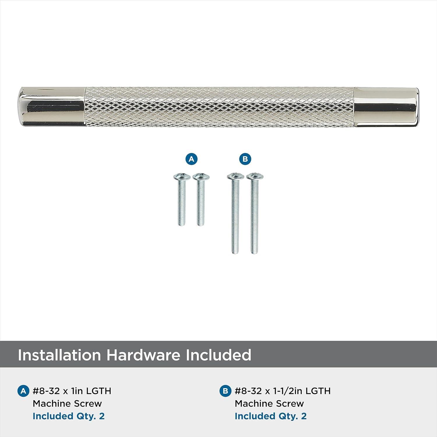 imageAmerock Kitchen Cabinet Pull Golden Champagne 6516 in 160 mm CentertoCenter Bronx 1 Pack Furniture Hardware Cabinet Handle Bathroom Drawer PullPolished Nickel