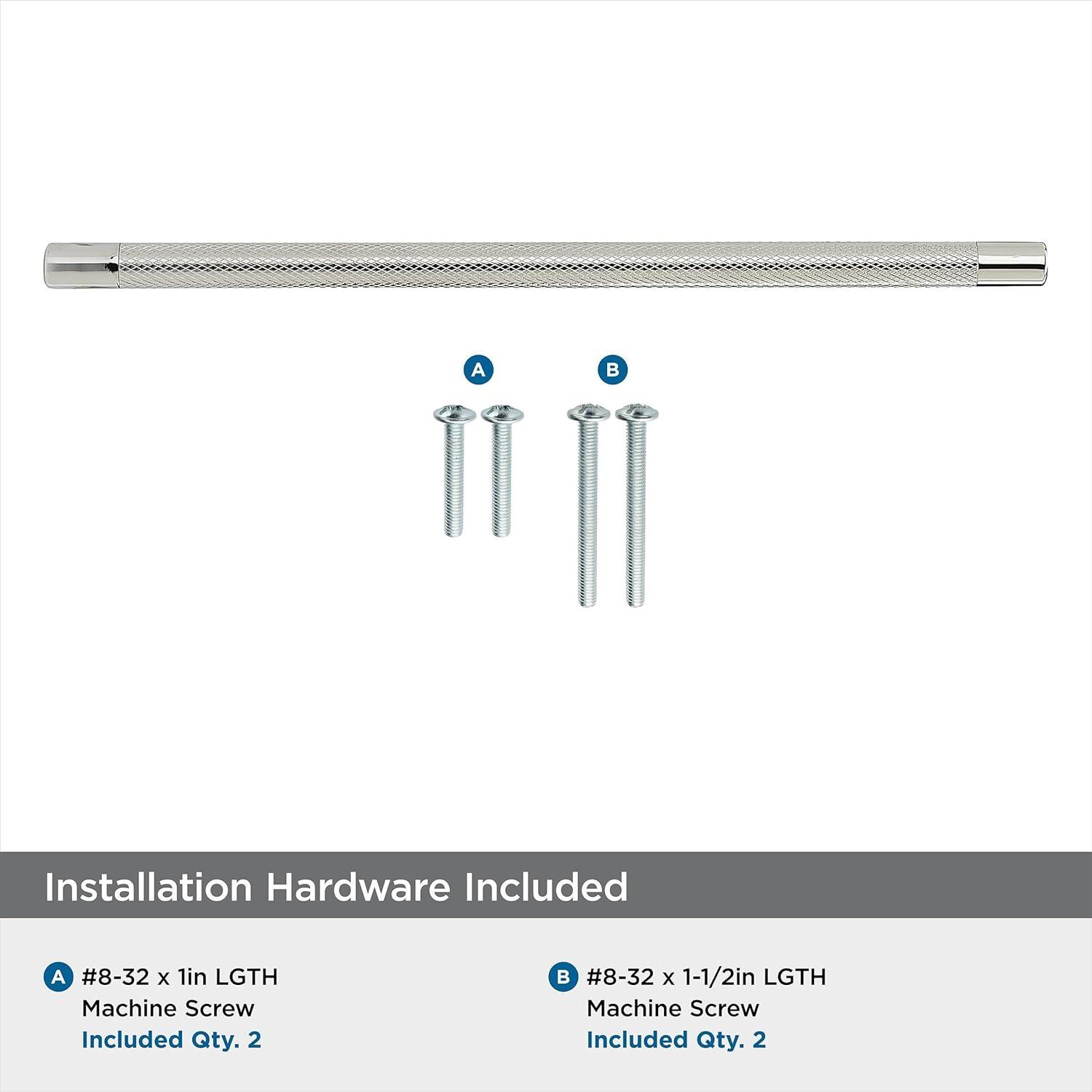 imageAmerock Kitchen Cabinet Pull Golden Champagne 6516 in 160 mm CentertoCenter Bronx 1 Pack Furniture Hardware Cabinet Handle Bathroom Drawer PullPolished Nickel