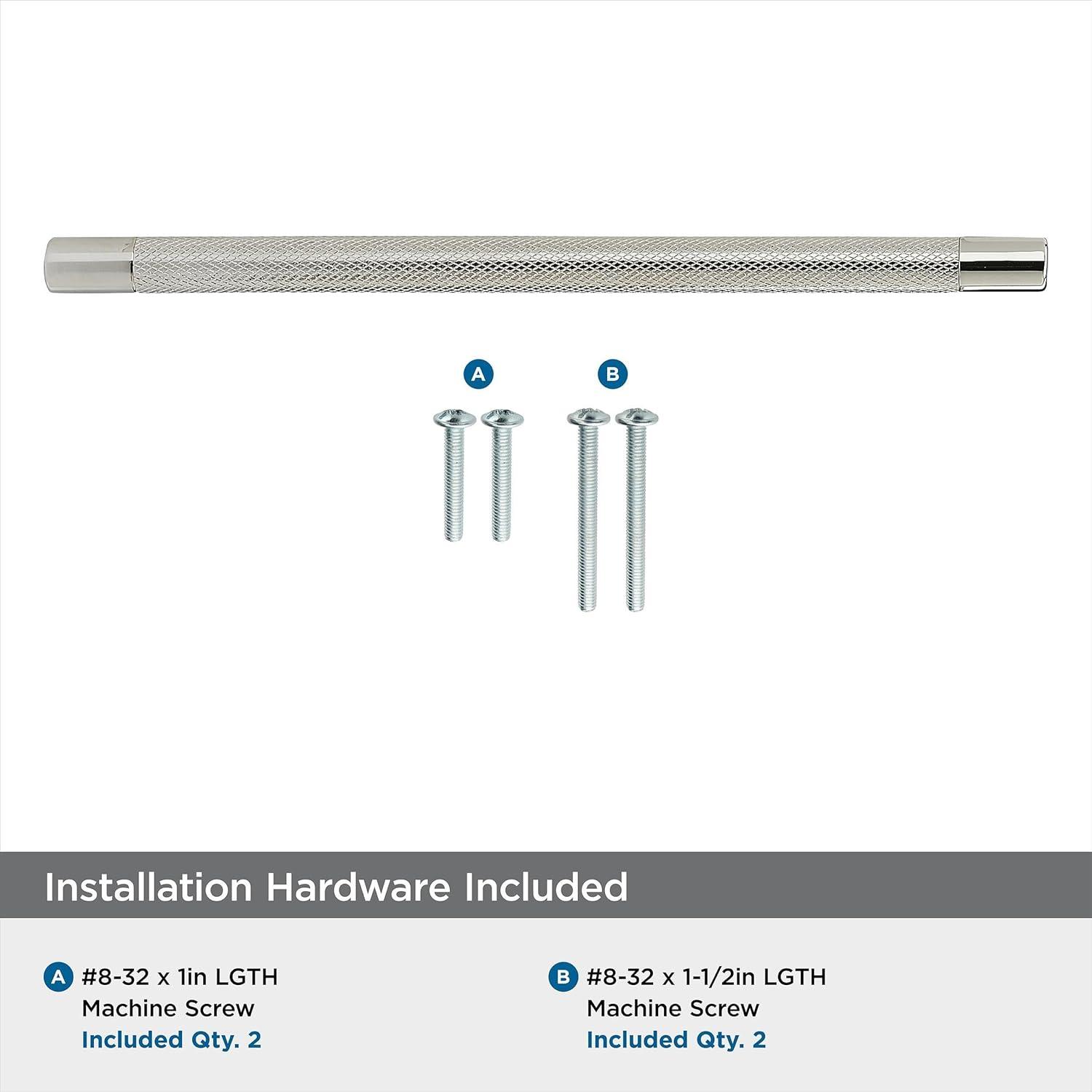 imageAmerock Kitchen Cabinet Pull Golden Champagne 6516 in 160 mm CentertoCenter Bronx 1 Pack Furniture Hardware Cabinet Handle Bathroom Drawer PullPolished Nickel