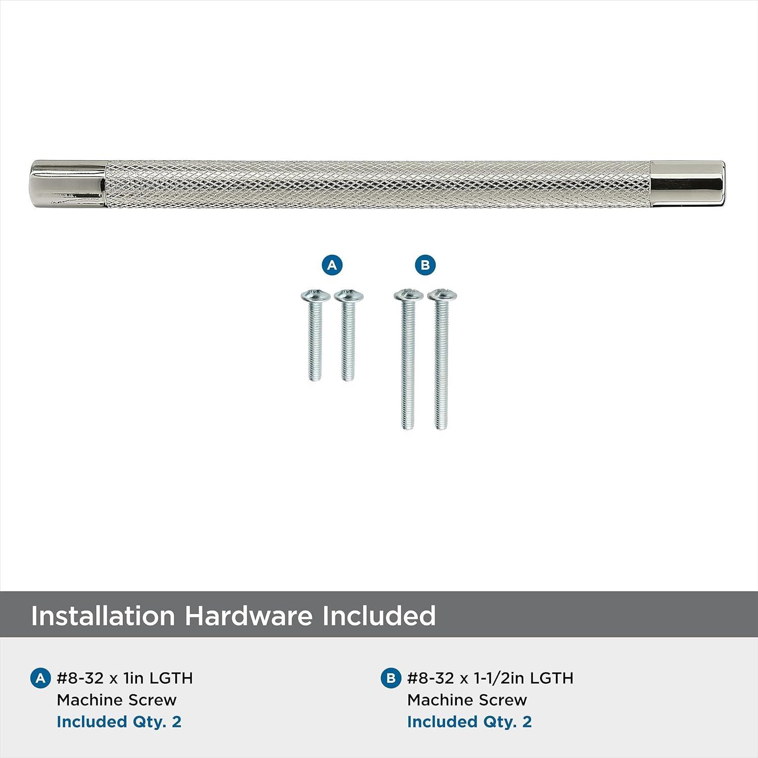 imageAmerock Kitchen Cabinet Pull Golden Champagne 6516 in 160 mm CentertoCenter Bronx 1 Pack Furniture Hardware Cabinet Handle Bathroom Drawer PullPolished Nickel
