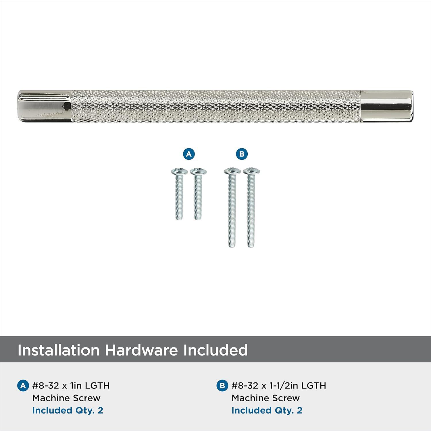 imageAmerock Kitchen Cabinet Pull Golden Champagne 6516 in 160 mm CentertoCenter Bronx 1 Pack Furniture Hardware Cabinet Handle Bathroom Drawer PullPolished Nickel